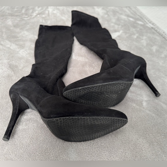 Stuart Weitzman Jefe Suede Boot - Picture 12 of 14